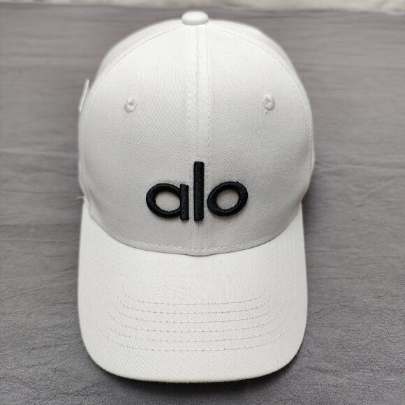 NWT ALO Yoga White Off-Duty Baseball Cap - Picture 1 of 4